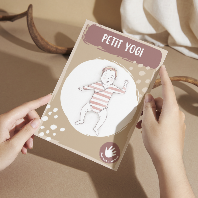 Illustrations & Conception template sur Canva, De vous à moi / Cartes de postures “Baby Yoga”